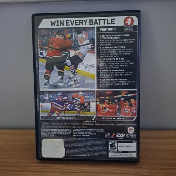 NHL 07 (Sony PlayStation 2, 2006) Untested - Picture 2 of 5